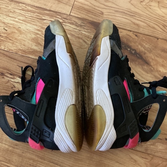 Nike air flight hurricane south beach Miami athletic shoes size 6Y vice spurs - Picture 4 of 10